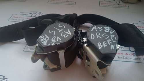 Set centuri spate stânga-dreapta Audi A3 8V Berlina 2014, 8V3857805