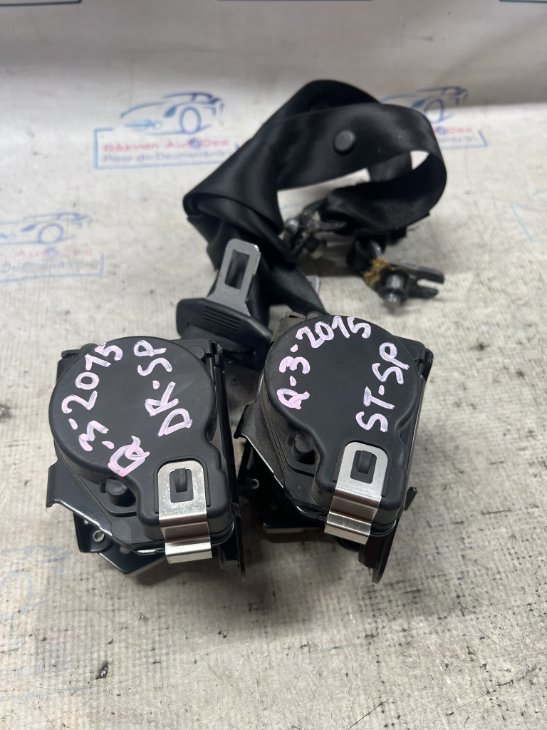 Set centuri spate stânga-dreapta Audi Q3 2015, 8U0857805B