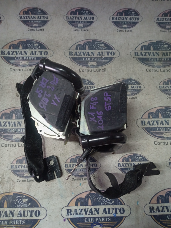 Set centuri spate stânga-dreapta cu capsa BMW F48 2016, 34212591A