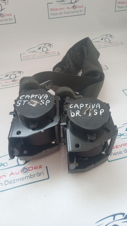 Set centuri spate stanga- dreapta locul 6-7 Chevrolet Captiva 2012, 95473278