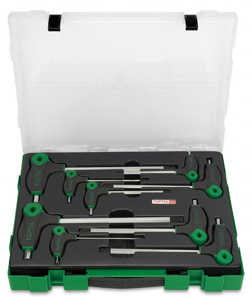 Set Cheie Hexagonale Maner Tip T Toptul 9 Buc GZC09030