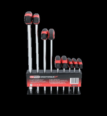 Set Cheie Unghiulare Cu Maner In T 9 Pcs Ks Tools 158.8160