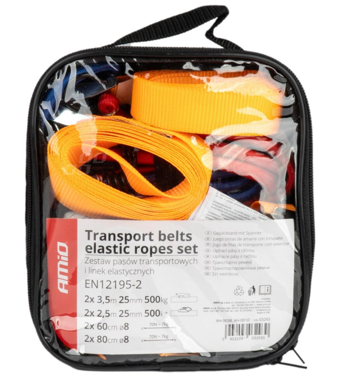 Set Chingi + Corzi Elastice Transport Amio 03293