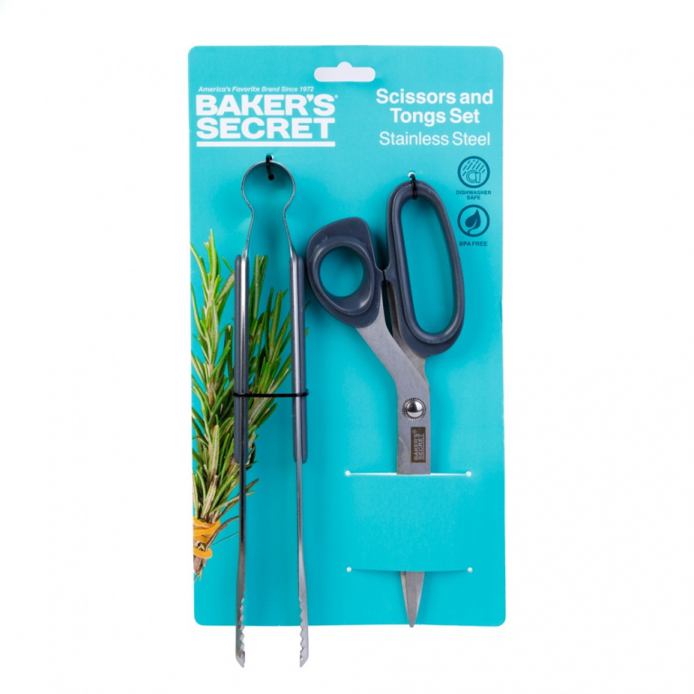 Set clește și foarfecă din oțel inoxidabil Baker\'s Secret DA00972