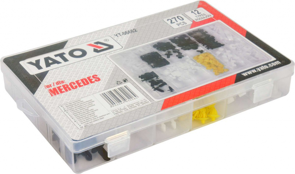 Set Clipsuri Tapiterie Yato Mercedes 270 Buc YT-06662