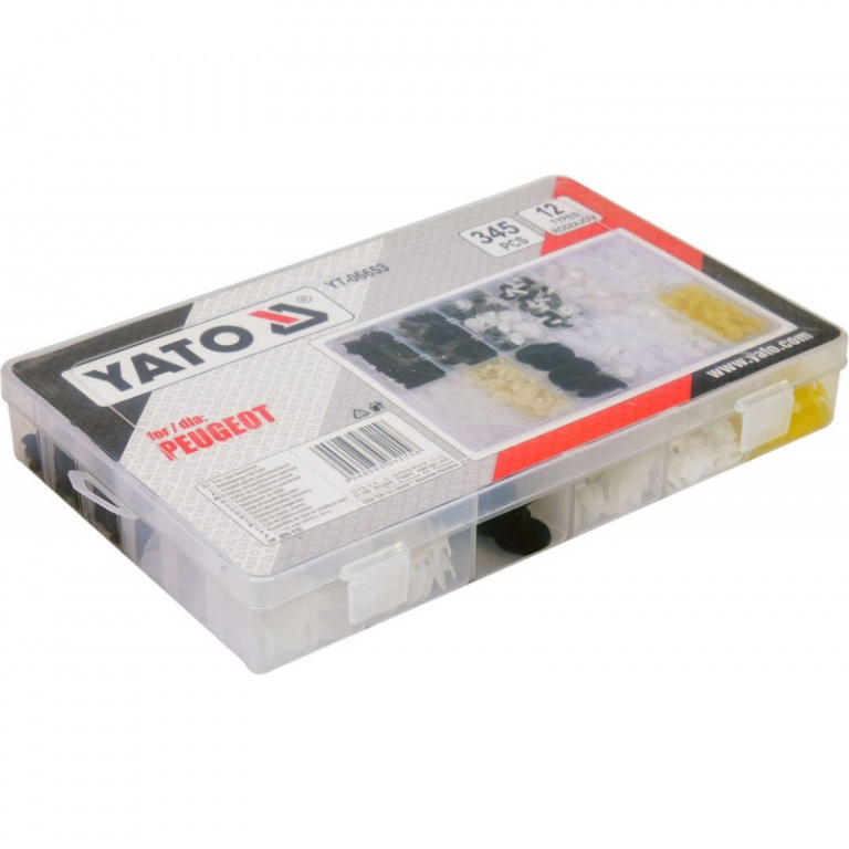 Set Clipsuri Tapiterie Yato Peugeot 345 Buc YT-06653
