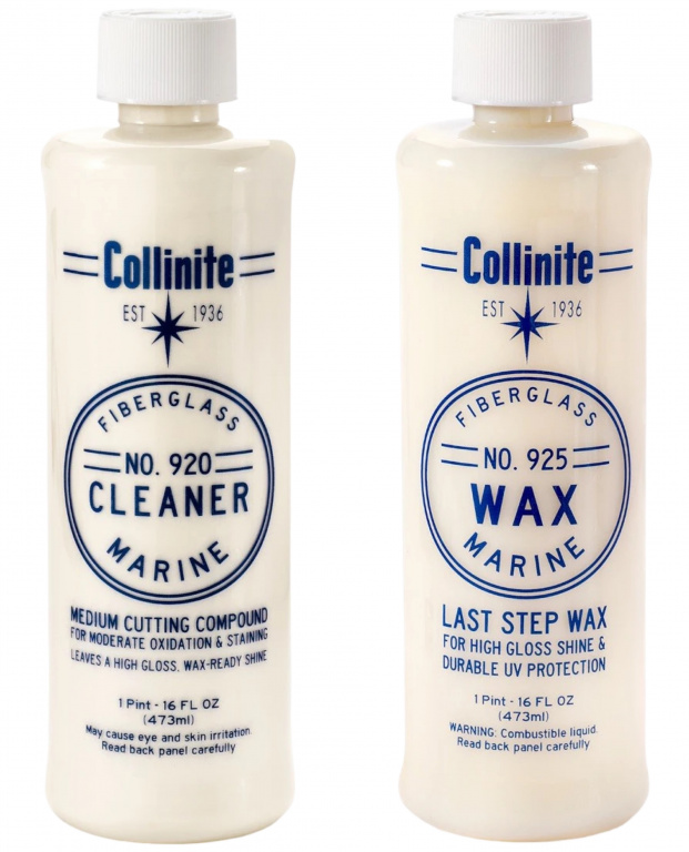 Set Collinite Fiberglass Boat Cleaner 920 Curatitor Vopsea Ambarcatiuni 473ML CO-920 + Collinite Fiberclass Boat Wax 925 Ceara Ambarcatiuni 473ML CO-925
