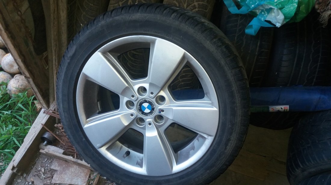 Set complet 4 ROTI pentru BMW X 3  sau X1, X5, X6,cu anvelope de iarna 235/50/18 Dunlop Winter Sport