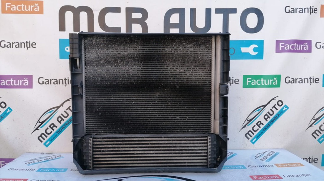 Set complet radiatoare racire +AC + INTERCOOLER BMW X5 E70, X6 E71 2007-2014 - 1500 ron setul