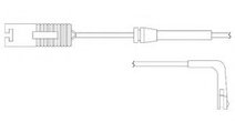 Set contacte avertizare, uzura placuta frana BMW S...
