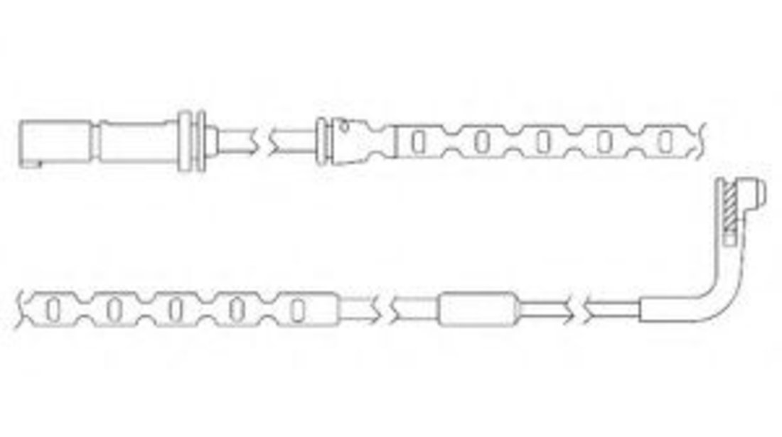 Set contacte avertizare, uzura placuta frana BMW Seria 7 (F01, F02, F03, F04) (2008 - 2015) DELPHI LZ0208 piesa NOUA