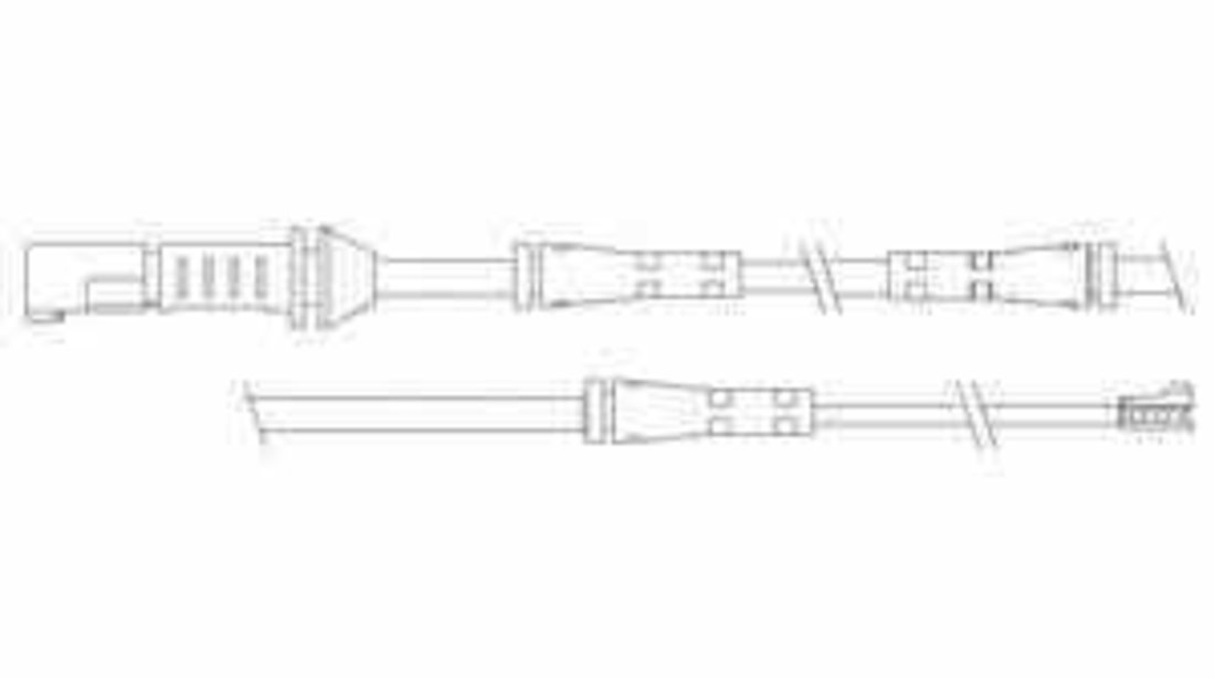 Set contacte avertizare uzura placuta frana RENAULT MASTER III platou / sasiu EV HV UV DELPHI LZ0239