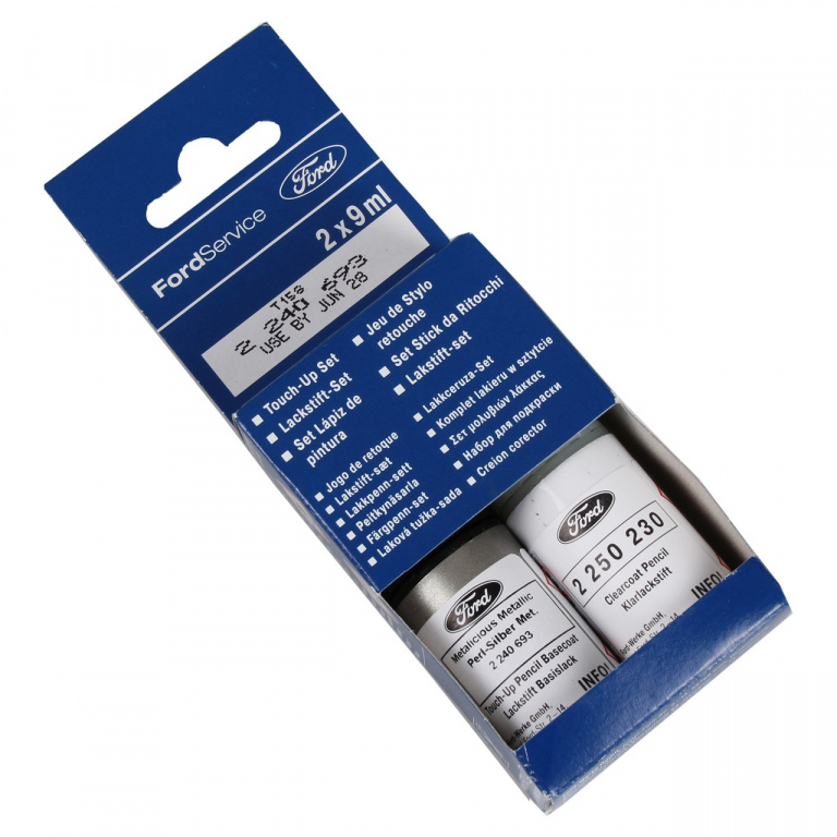 Set Corector Vopsea + Lac Oe Ford Argintiu Silber Metalizat FJNCWWA 18ML 2240693