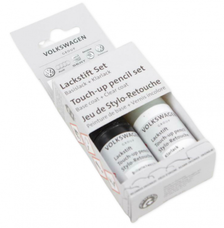 Set Corector Vopsea + Lac Oe Volkswagen Brilliant Black L0Y9B02