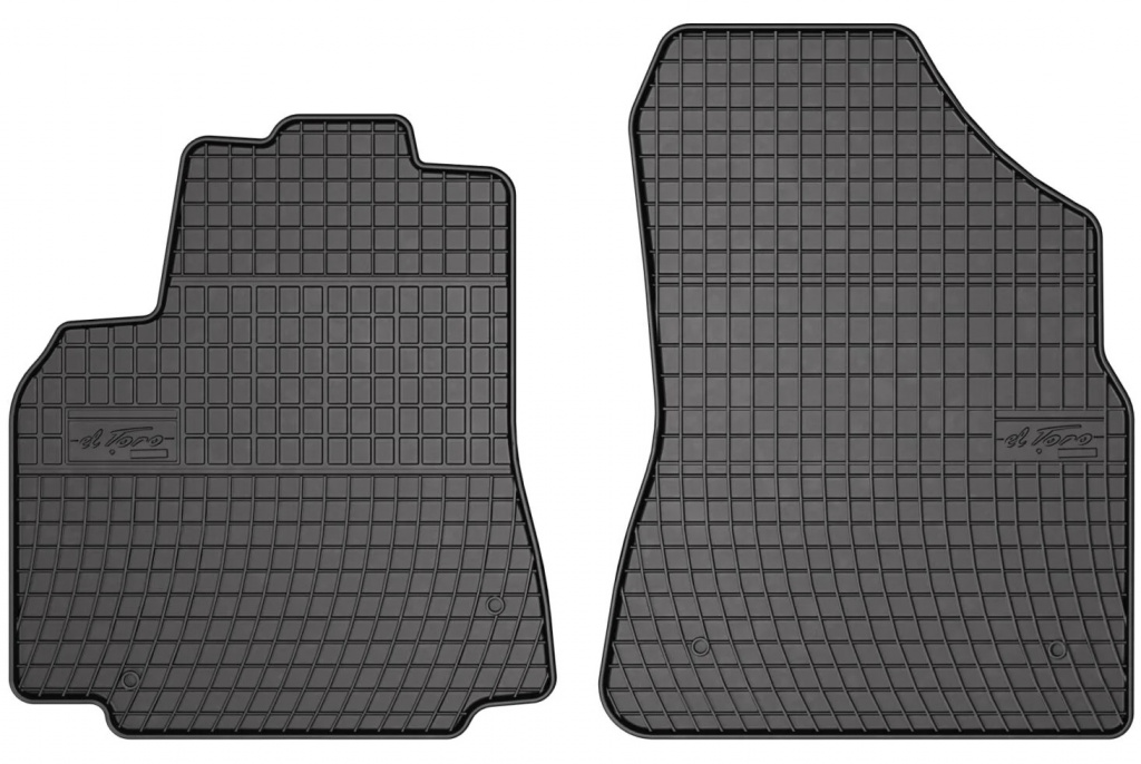 Set Covorase Auto Cauciuc Fata Negro Citroen Berlingo 2 2008-2018 0633P
