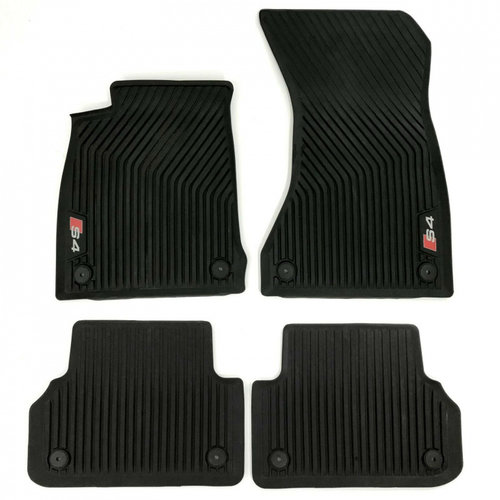 Set Covorase Auto Cauciuc Fata+Spate Oe Audi A4 B9 2015→ S4 8W1061221A041+8W0061511041