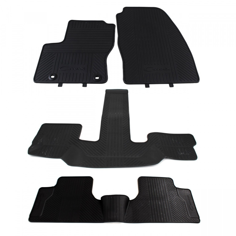 Set Covorase Auto Cauciuc Fata + Spate Oe Ford C-Max 2 1681375 + 1690324 + 1681367