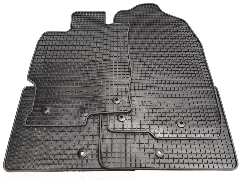 Set Covorase Auto Cauciuc Fata + Spate Oe Mazda 6 2002-2007 Negru GS1DV0351B