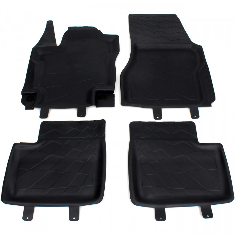 Set Covorase Auto Cauciuc Fata + Spate Oe Renault Twingo 3 2014→ 8201379991