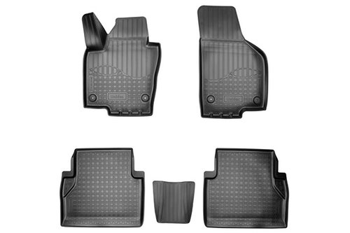 SET COVORASE AUTO CAUCIUC FIT UMBRELLA PENTRU VOLKSWAGEN SHARAN II 3D (2010-) - 5 PCS NPA11-C95-544-...