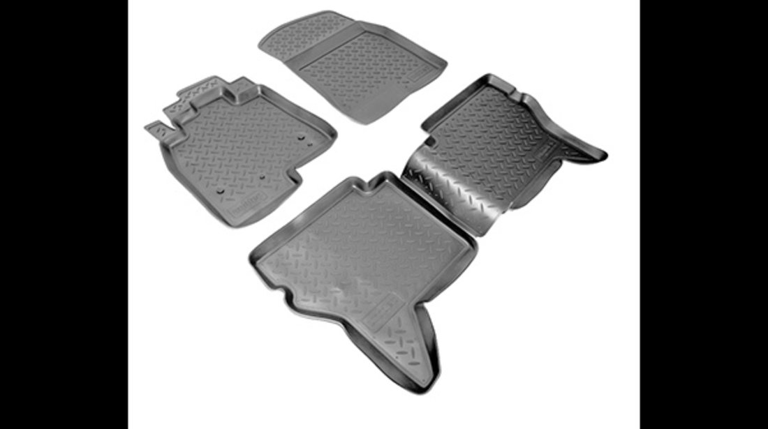 Set Covorase Auto Cauciuc Fit Umbrella Pentru Mitsubishi Pajero Iv (2006-) - 5 Pcs NPL-PO-59-48