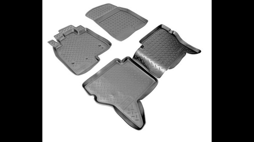 Set Covorase Auto Cauciuc Fit Umbrella Pentru Mitsubishi Pajero Iv (2006-) - 5 Pcs NPL-PO-59-48