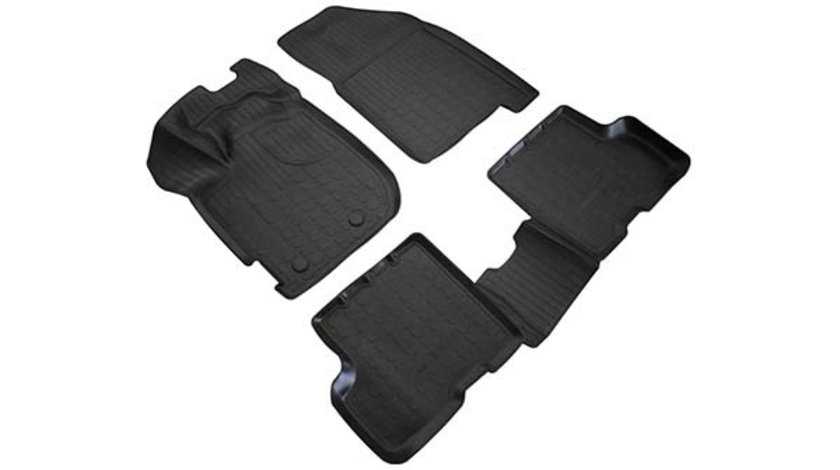 SET COVORASE AUTO CAUCIUC FIT UMBRELLA PENTRU DACIA DUSTER 3D (2018-) CU SPATIU DEPOZITARE SUB SCAUN FATA PASAGER - 5 PCS NPA11-C69-110 UMBRELLA