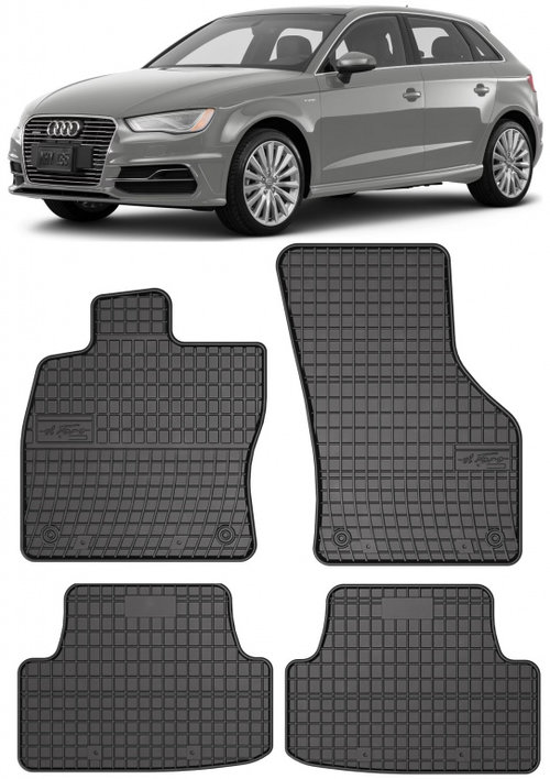 Set Covorase Auto Cauciuc Negro Audi A3 8V 2013-2020 0397