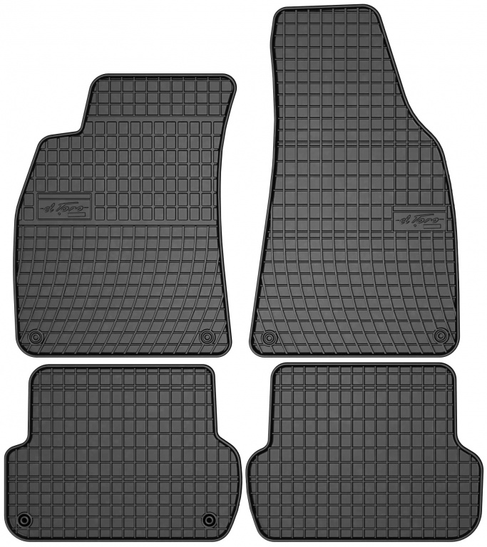 Set Covorase Auto Cauciuc Negro Audi A4 B7 2004-2008 0729