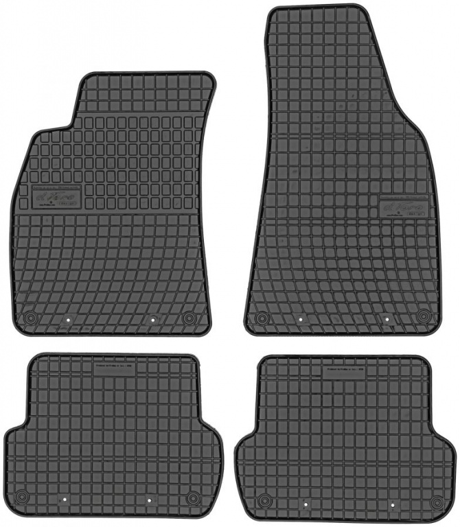 Set Covorase Auto Cauciuc Negro Audi A4 B7 2004-2008 0729