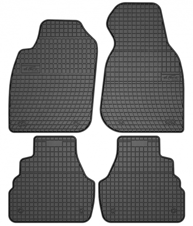 Set Covorase Auto Cauciuc Negro Audi A6 C5 1997-2004 0723