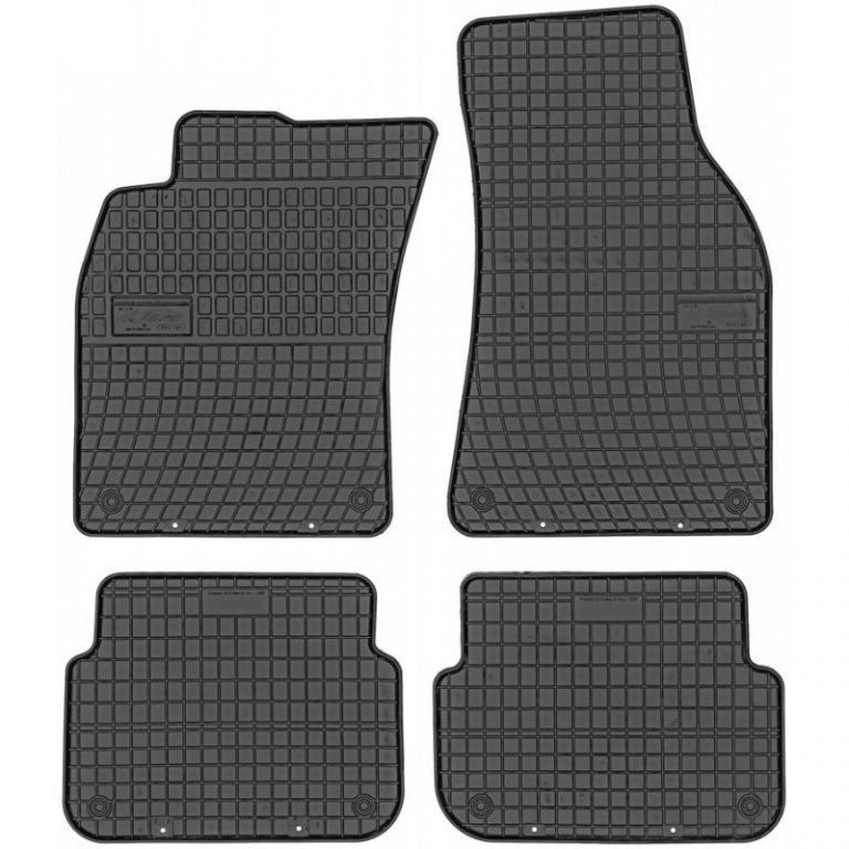 Set Covorase Auto Cauciuc Negro Audi A6 C6 2004-2006 Cod: 0726