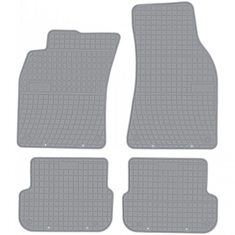 Set Covorase Auto Cauciuc Negro Audi A6 C6 2006-2011 Gri Cod: GR0727
