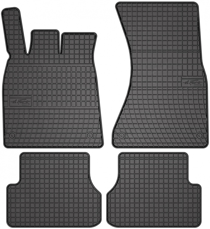 Set Covorase Auto Cauciuc Negro Audi A6 C7 2011→ 0730