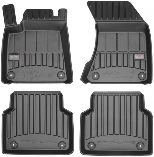 Set Covorase Auto Cauciuc Negro Audi A8 D4 2009-2017 Pro Line Tip Tavita 3D 3D408128
