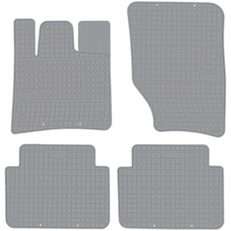 Set Covorase Auto Cauciuc Negro Audi Q7 2006→ Gri Cod: GR0724