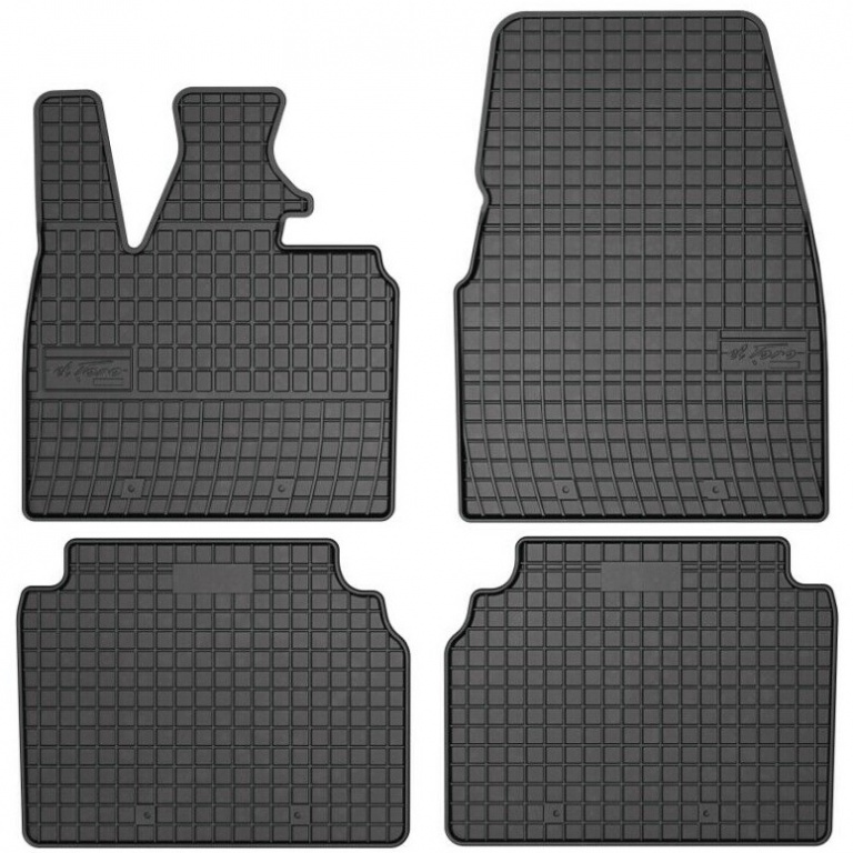Set Covorase Auto Cauciuc Negro Bmw i3 2013→ 411098