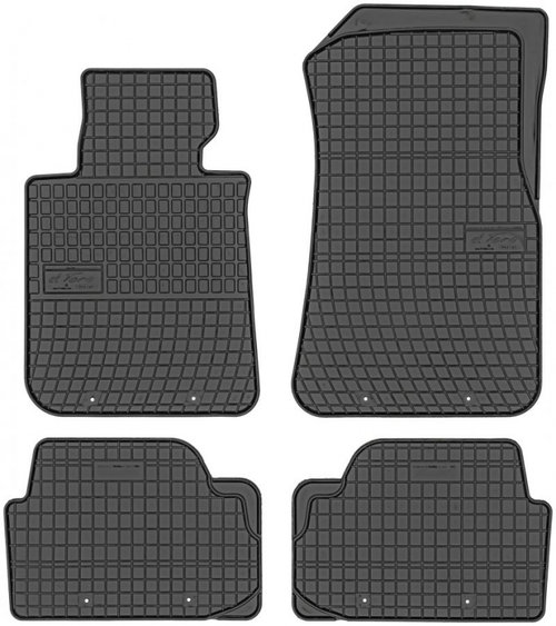 Set Covorase Auto Cauciuc Negro Bmw Seria 1 E88 2008-2013 0662