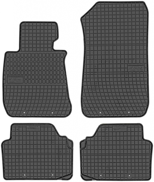 Set Covorase Auto Cauciuc Negro Bmw Seria 3 E90 2005-2012 0661