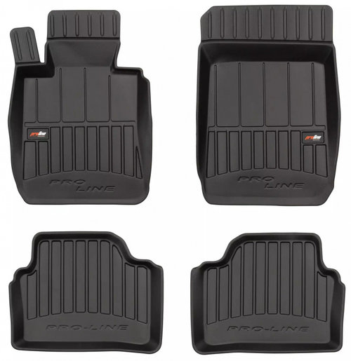 Set Covorase Auto Cauciuc Negro Bmw Seria 3 E90 2004-2012 Pro Line Tip Tavita 3D 3D408678