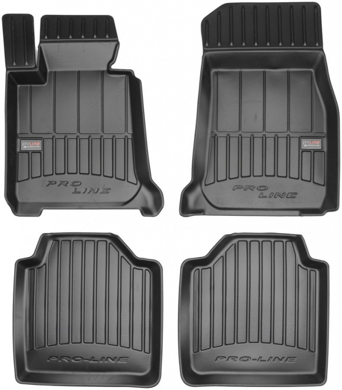 Set Covorase Auto Cauciuc Negro Bmw Seria 3 F34 2012→ Pro Line Tip Tavita 3D 3D407688