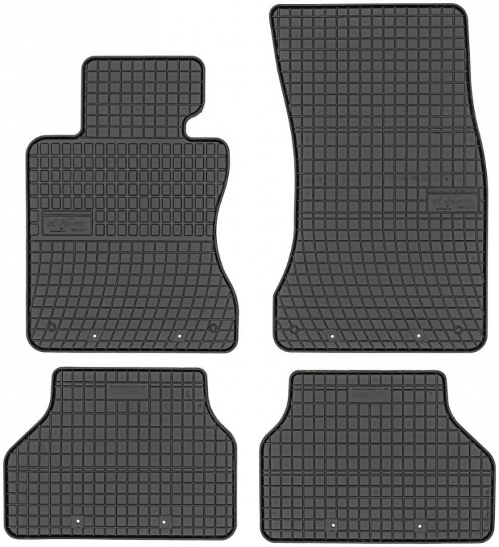 Set Covorase Auto Cauciuc Negro Bmw Seria 5 E60 2003-2010 0663