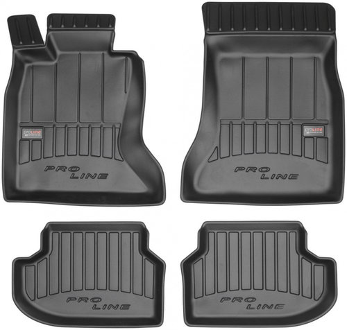 Set Covorase Auto Cauciuc Negro Bmw Seria 5 F11 2013-2017 Pro Line Tip Tavita 3D 3D407374