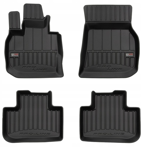 Set Covorase Auto Cauciuc Negro Bmw X3 G01 2017→ Pro Line Tip Tavita 3D 3D425118