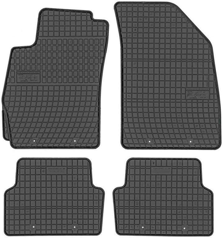 Set Covorase Auto Cauciuc Negro Chevrolet Aveo T300 2011-2016 0697