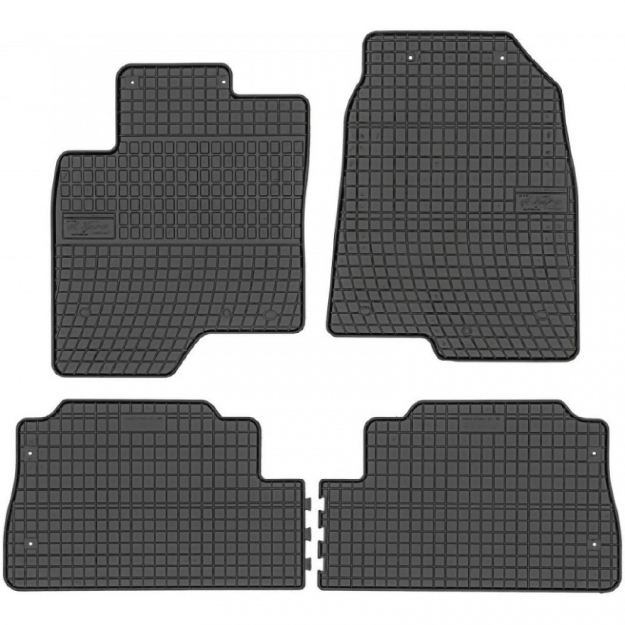 Set Covorase Auto Cauciuc Negro Chevrolet Captiva 2006→ Cod: 0699