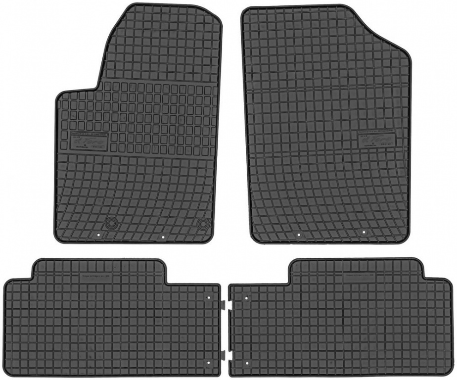 Set Covorase Auto Cauciuc Negro Citroen Berlingo 1 1996-2008 0645