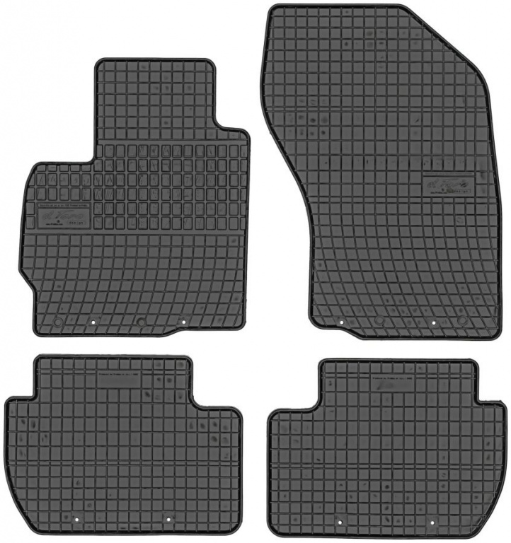 Set Covorase Auto Cauciuc Negro Citroen C-Crosser 2007-2012 0482
