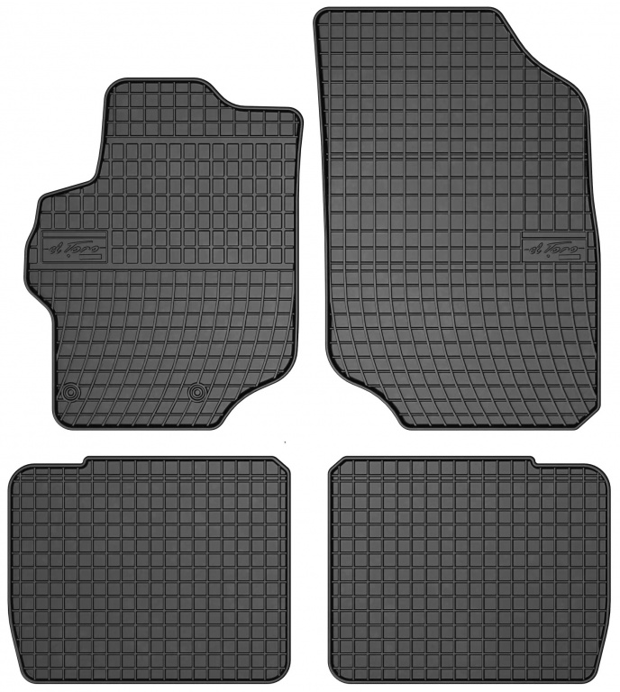 Set Covorase Auto Cauciuc Negro Citroen C-Elysee 2012→ 0643