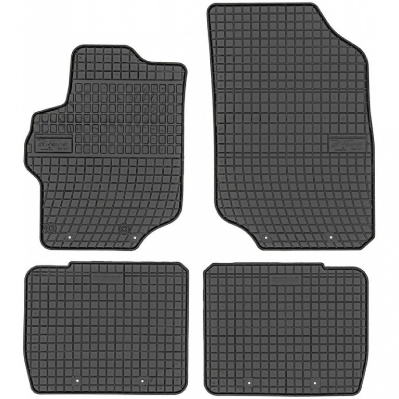 Set Covorase Auto Cauciuc Negro Citroen C-Elysee 2012→ Cod: 0643